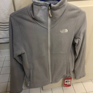 Grey North Face fleece